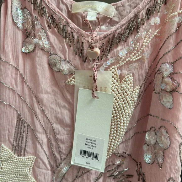 Love Shack Fancy Pink Pearl Dress - Picture 2 of 2
